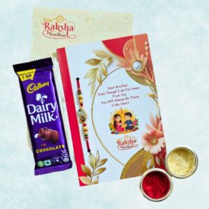 Rakhi With Greeting Card