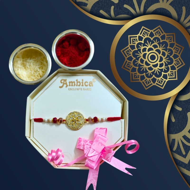 Premium Stone Rakhi - Image 2