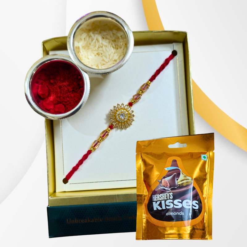 Premium Stone Rakhi - Image 2