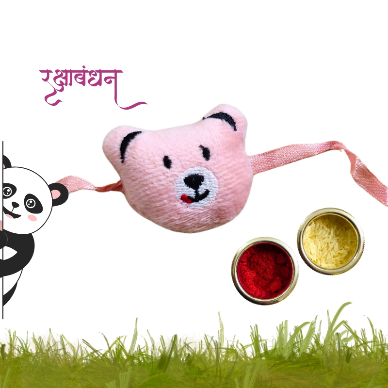 Kids Rakhi - Soft Panda - Image 3