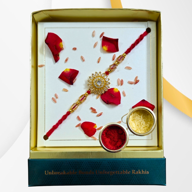 Premium Stone Rakhi - Image 3