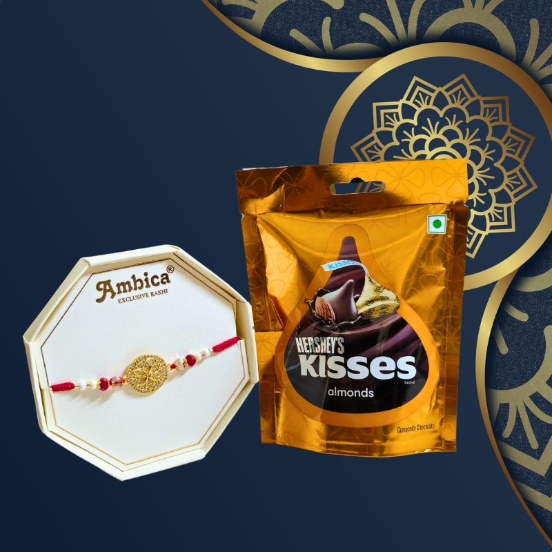 Premium Stone Rakhi - Image 4